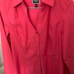 Pink Express Button Down Dress Shirt